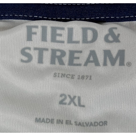 Field & Stream T-Shirt Mens 2XL Long Sleeve Fishing Moisture Wicking Lghtwght - Picture 2 of 8